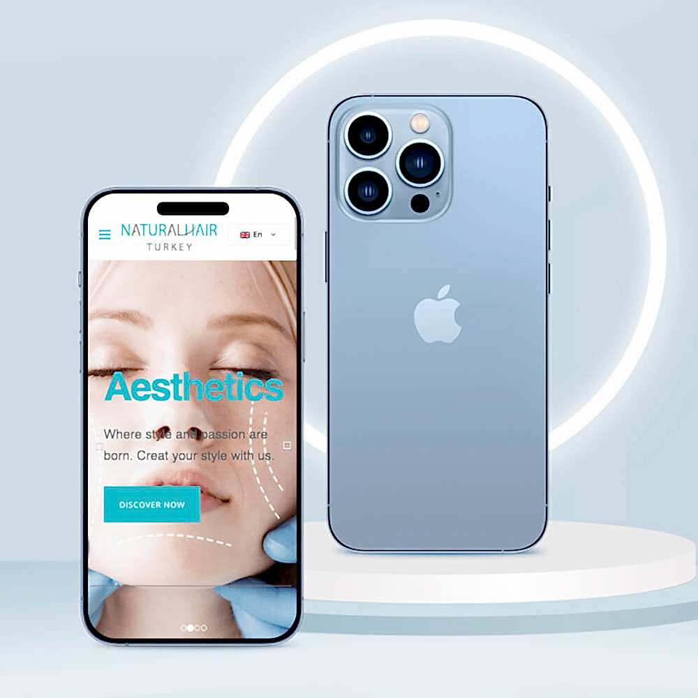 Natural Hair Turkey web site tasarımı